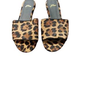 J.CREW LEOPARD PRINT SLIPPERS