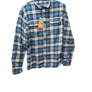 MEN BUTTON UP PLAID SHIRT