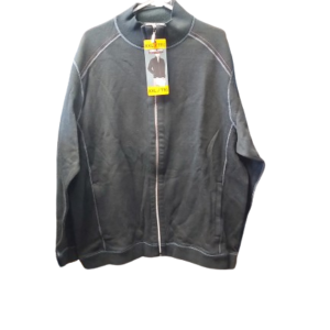 MEN ZIPPER FRONT SWEATER