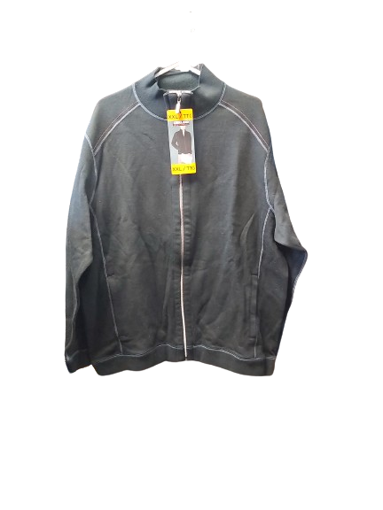 MEN ZIPPER FRONT SWEATER