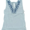 EMBROIDERED SLEEVELESS TOP