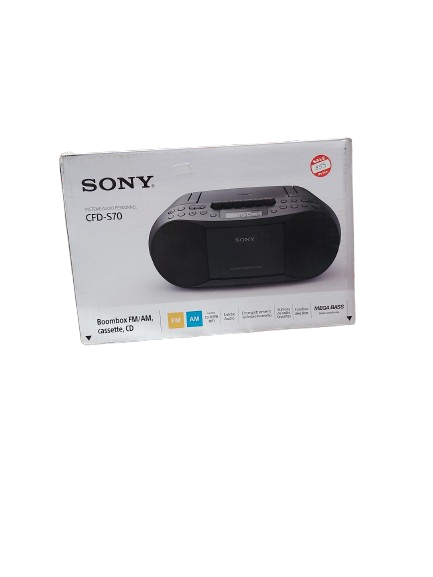 Sony.png SONY FM/AM, CASSETTE, CD BOOMBOX