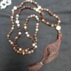 BEADED NECKLACE WITH TASSLE