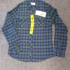 Women Weatherproof Vintage Plaid Top Small