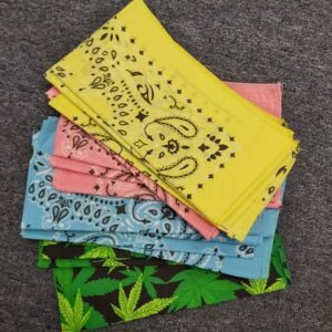 BANDANAS 21"×21" 100% COTTON